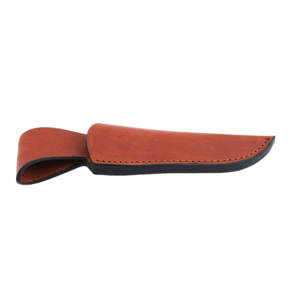 Leather sheath for WZ 5FL folding knife, light colour